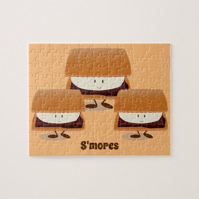 S'mores con el rompecabezas de la palabra el | (Horizontal)