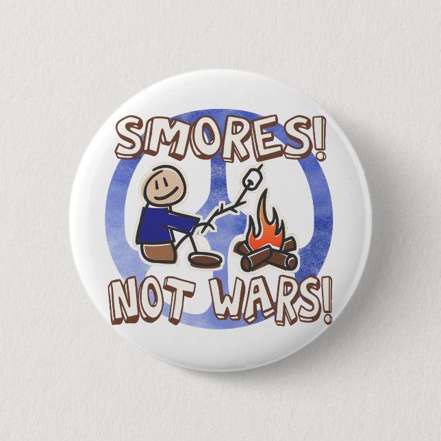 S'mores no guerrea botón (Anverso)