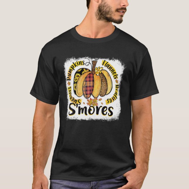 S'mores Sweaters Pumpkins Flanels Bonfires Otoño (Anverso)