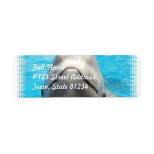 Smug Beluga Etiquetas de correo de ballenas