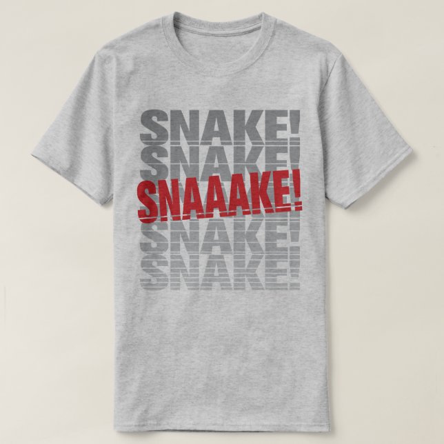 ¡Snaake! Camiseta (Diseño del anverso)
