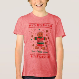 Snack Squad Leader Powered by Treats Ugly Sweater