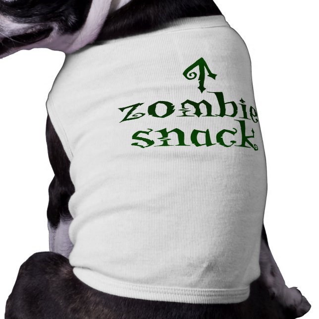 Snack Zombie - Mascota Tee (Atrás)