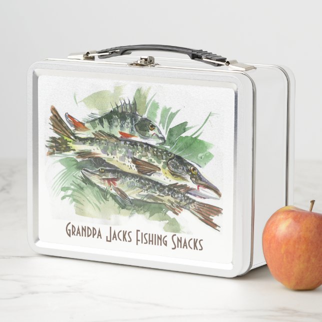Snacks de pesca personalizados | Pez acuarela (In situ)