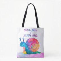 Snail Mail es Happy Mail - Bolsa Tote