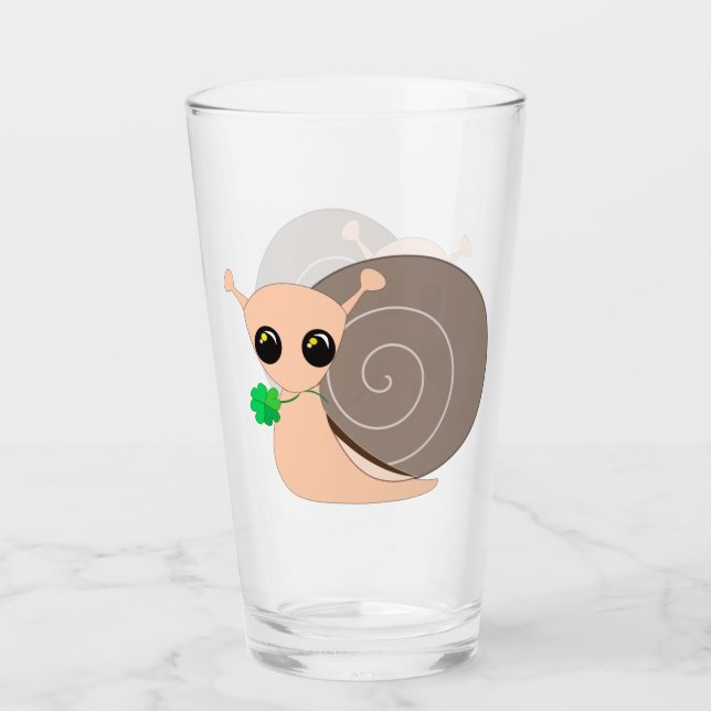 Snail with Clover Glass (Anverso)