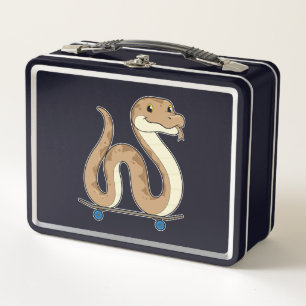 Snake como patinador con patineta