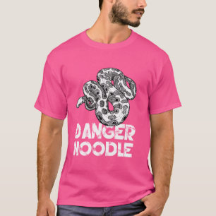 Snake gracioso - Noodle de peligro de camiseta de 