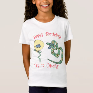 Snake@Mouse imprimir camiseta para niños Feliz cum
