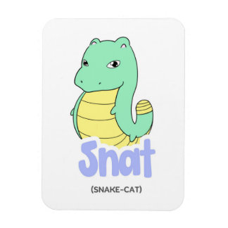 Snake (Serpiente + Gato) Imán flexible suave