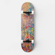 Snake Skateboard Vibrant Colorful Luxury