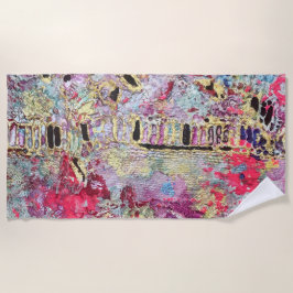 Snake Skin Beach Toalla Audaz Colorido