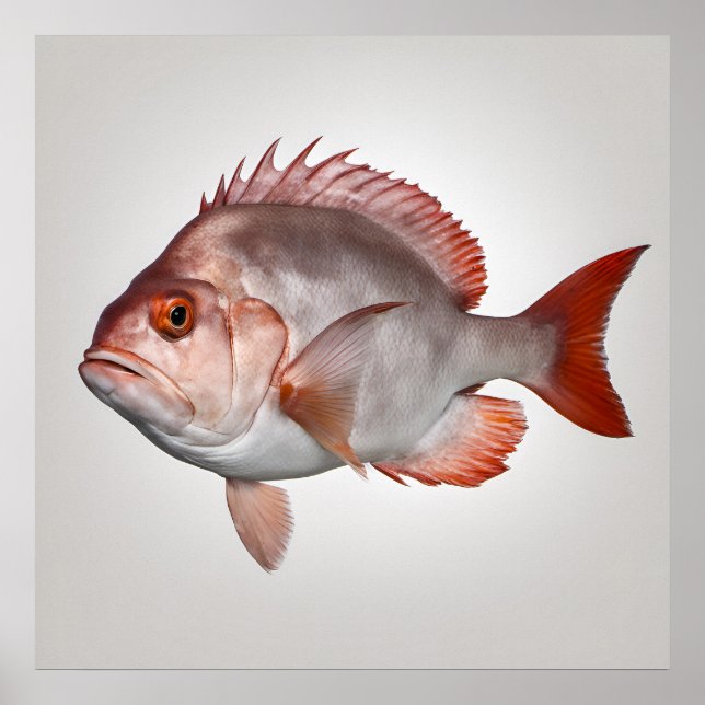 Snapper - Impresión de peces (Frente)