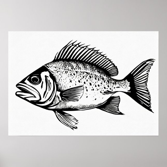 Snapper - Impresión de peces (Frente)