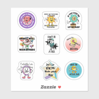 Snarky Funny Vinyl Pegatinas