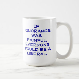 Snarky, taza de café favorable-Liberal