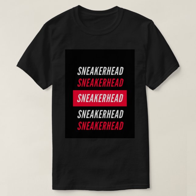 Sneakerhead de camiseta (Diseño del anverso)