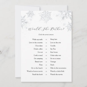 Snflakes Prefiere Tarjeta De Juego