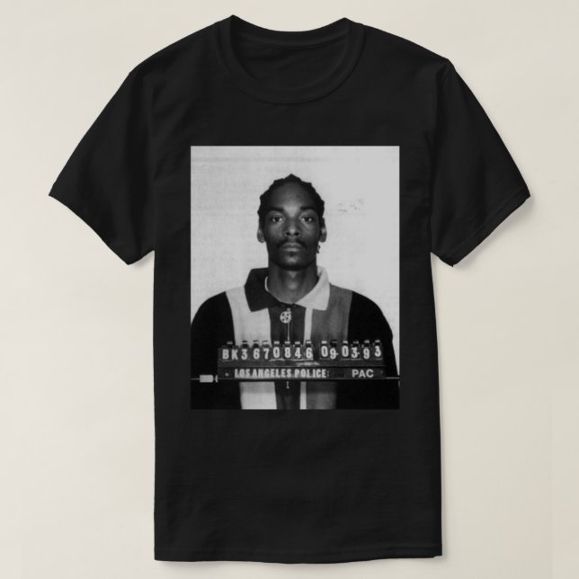 Snoop Dogg - Camiseta Clásica del Tiempo de Cárcel (Diseño del anverso)