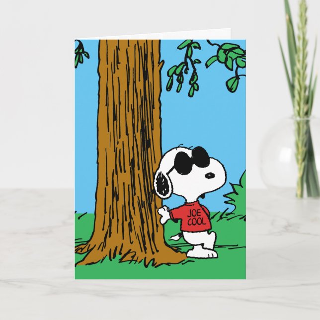 Snoopy "Joe Cool" de pie (Anverso)