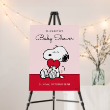 Snoopy | Little Sweetheart Baby Shower Foam Board