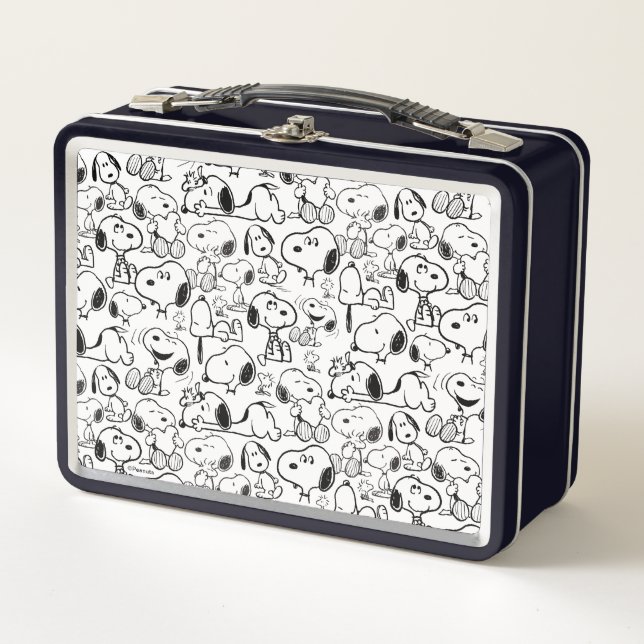 Snoopy Smile Giggle Laugh Pattern (Anverso)