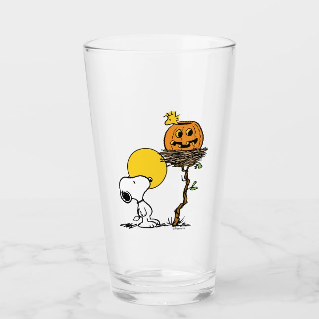 Snoopy & Woodstock Nest con Jack O' Lantern (Anverso)