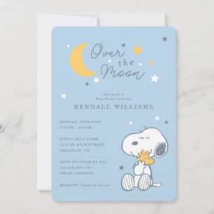 Snoopy y Woodstock Invitación para Baby Shower O
