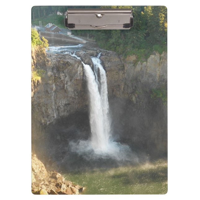 Snoqualmie Falls Fotografía Portapapeles (Anverso)