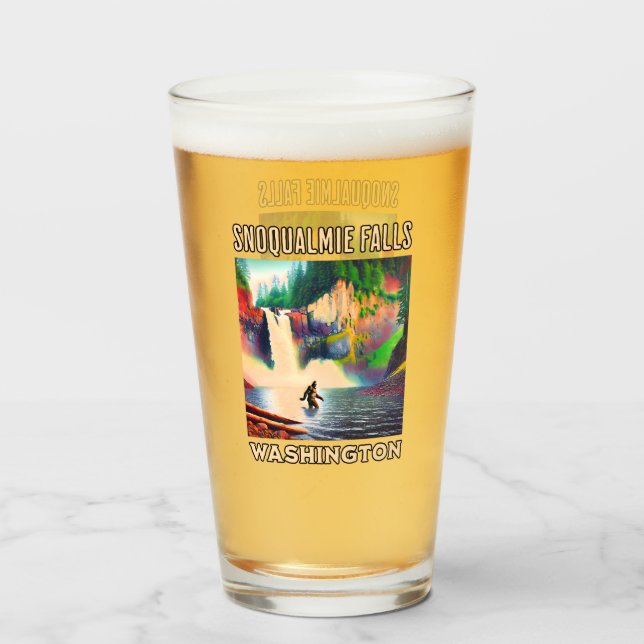 Snoqualmie Falls Washington Shirt, Sasquatch (Anverso (lleno))