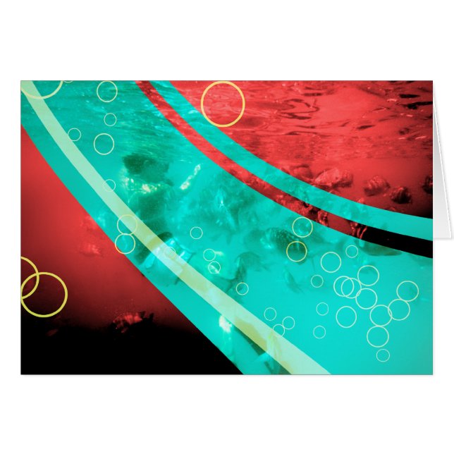 snorkeler retro (Anverso (Horizontal))