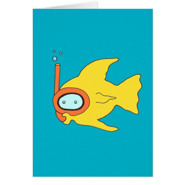 Snorkeling Natación Pescado Amarillo (Frente)