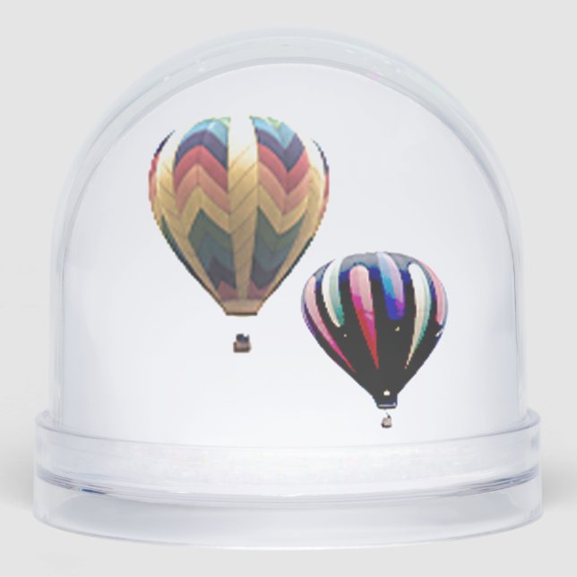 Snow Globe - Hot Air Balloons (Anverso)