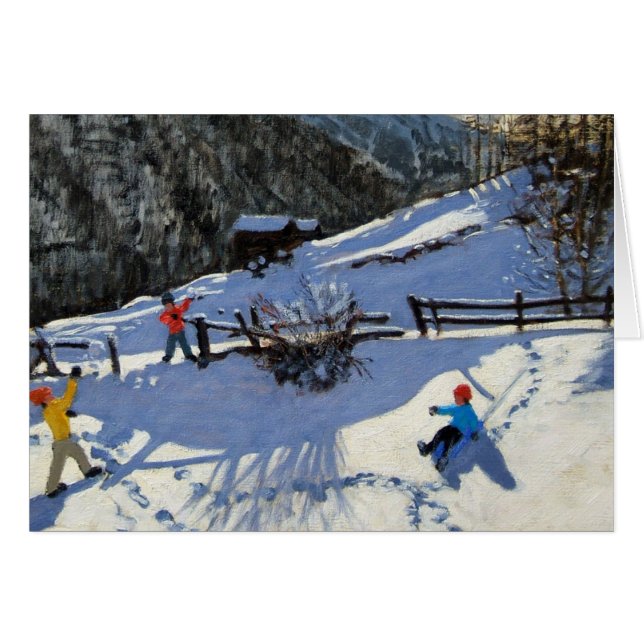 Snowballers Zermatt (Anverso (Horizontal))