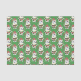 Snowbell: papel verde de los Navidades de vaca