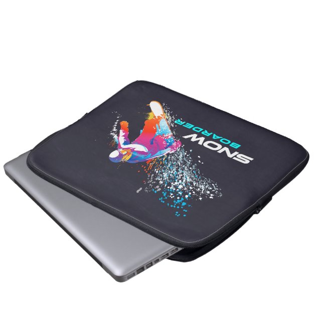 Snowboard | Bolsa para mangas de ordenador portáti (Inferior anverso)