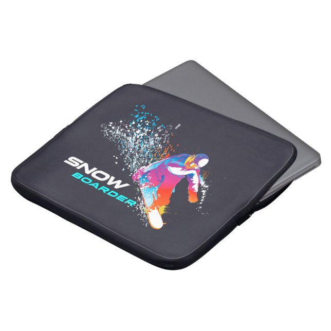 Snowboard | Bolsa para mangas de ordenador portáti (Superior anverso)