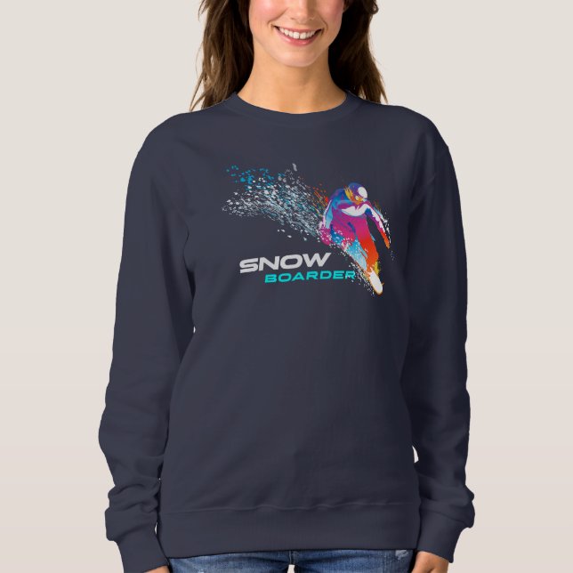Snowboard | Camisas sudaderas (Anverso)