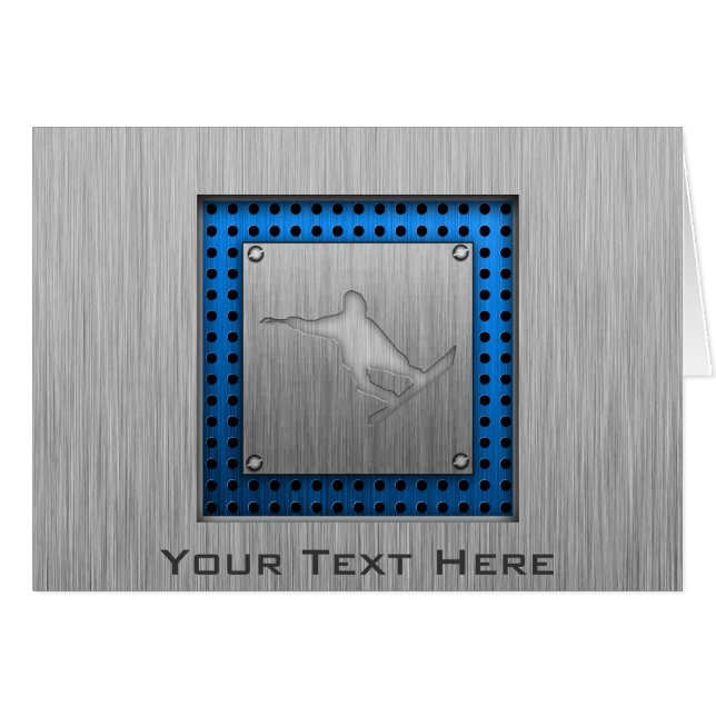 Snowboard de apariencia Metalizado cepillado (Anverso (Horizontal))