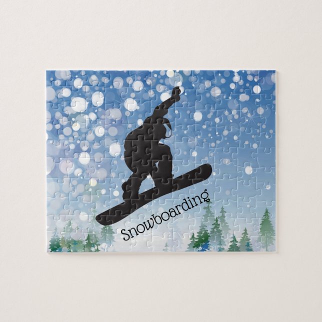 Snowboard Diseño Rompecabezas (Horizontal)