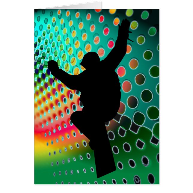 Snowboard en nevada cósmica (Frente)