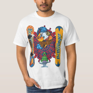 Snowboard malvada de Butterfinger de la camiseta