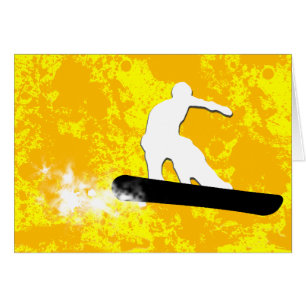 snowboard, rastro de polvo.