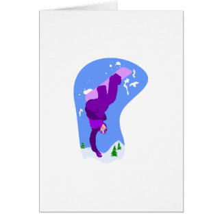 Snowboarder al revés