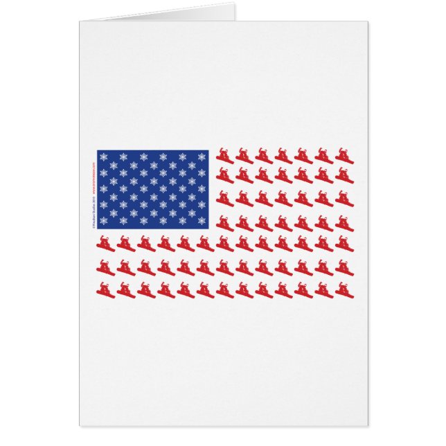 Snowboarder-Patriotic-USA-Flag (Frente)
