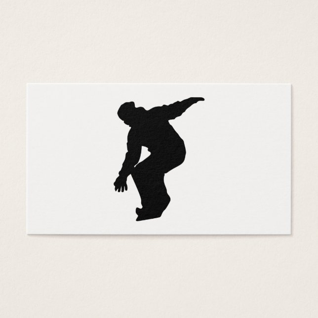 Snowboarder Silhouette (Frente)