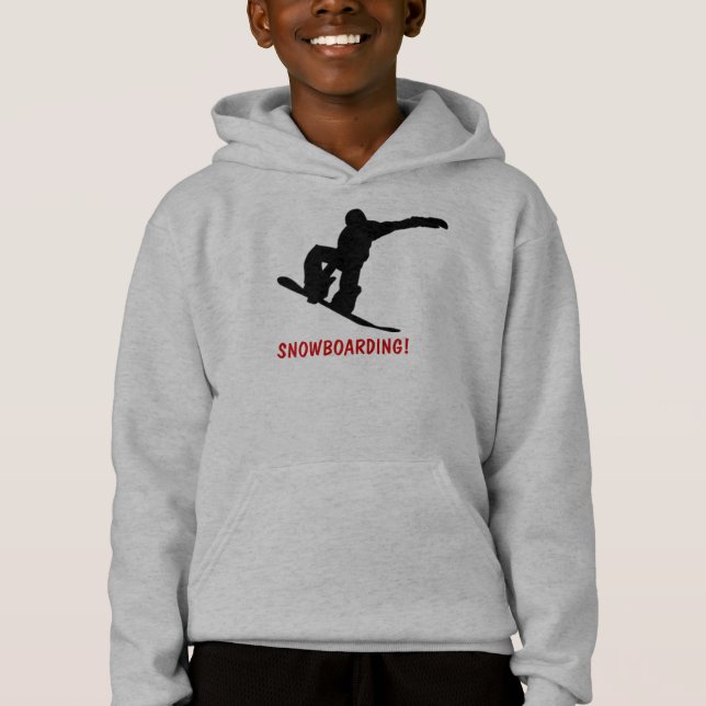 ¡SNOWBOARDING! #2 Hoodie de niño (Anverso)