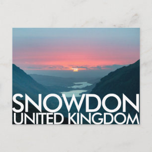 Snowdon, Caernarfon, postal del Reino Unido