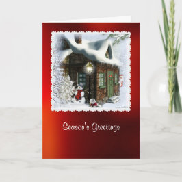 Snowdrop la tarjeta de Navidad maltesa