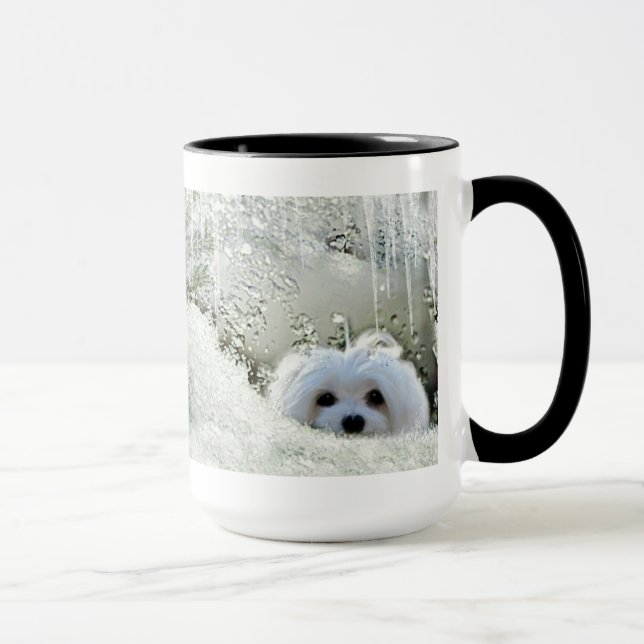 Snowdrop la taza maltesa (Derecha)